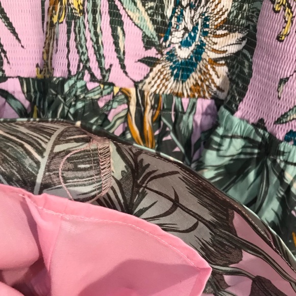 J. Crew Tropical Floral Dress Size Medium - Picture 7 of 8